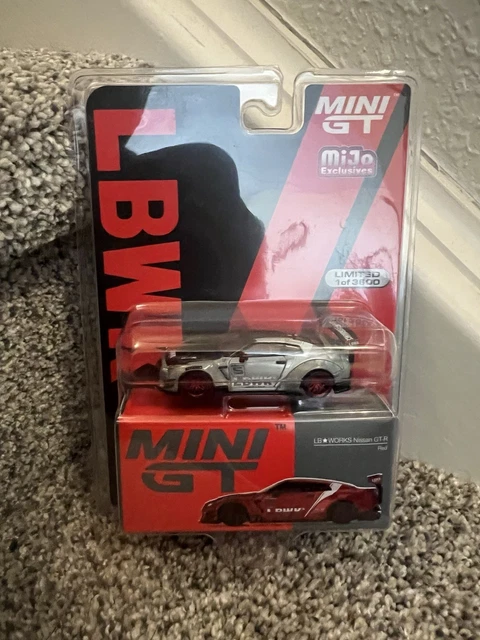 Mini GT McLaren 720S LB Works Black Blister Packaging MGT00777 1/64 Di