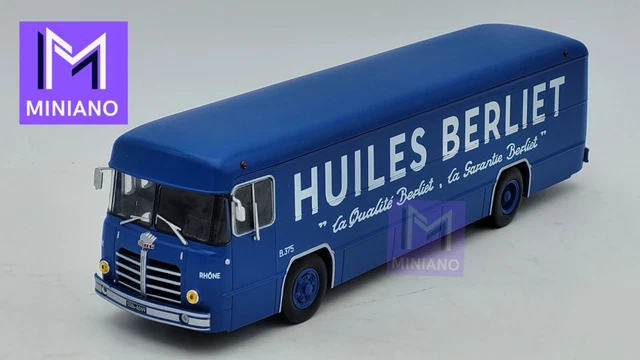 IXO/HACHETTE 1/43 BERLIET PLR 10MU BUS/COACH CO. AUTOBUS DE MONACO FRANCE 1955 e