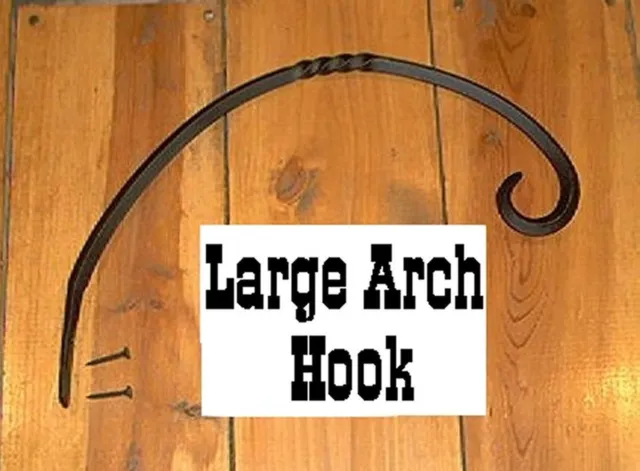 Large Arch Hook Feeder Plant Hanger with Twist by PCBS Glad to do custom work