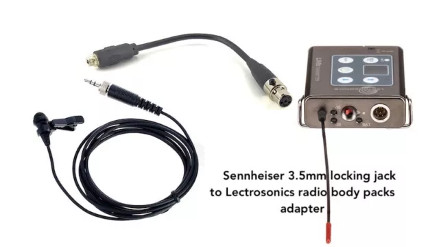 Sennheiser Lavalier Micrófono Adaptador To Lectrosonics Transmisor Lmb ,Lt,Dbsm