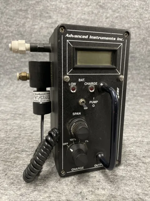 Advanced Instrument GPR-20 Portable Oxygen Analyzer FOR PARTS ONLY