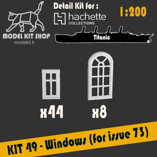 Kit Upgrade Titanic Hachette 1:200 #01 – Hatch 1 / Cambusa / Aeratore, Francia
