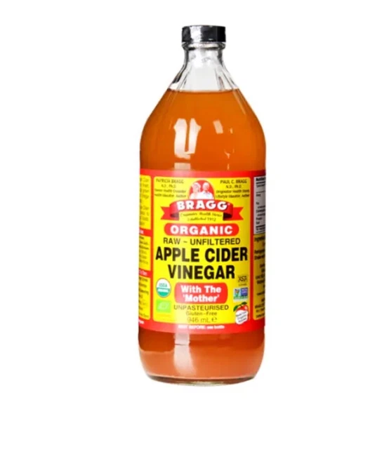 BRAGG ORGANIC APPLE Cider Vinegar The Mother Raw Unfiltered 946ml