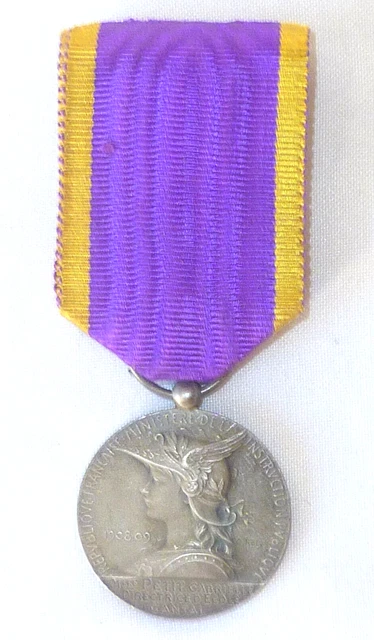 Médaille Instruction Publique 1908/09 – Directrice D’école – Cantal – Métal Argenté