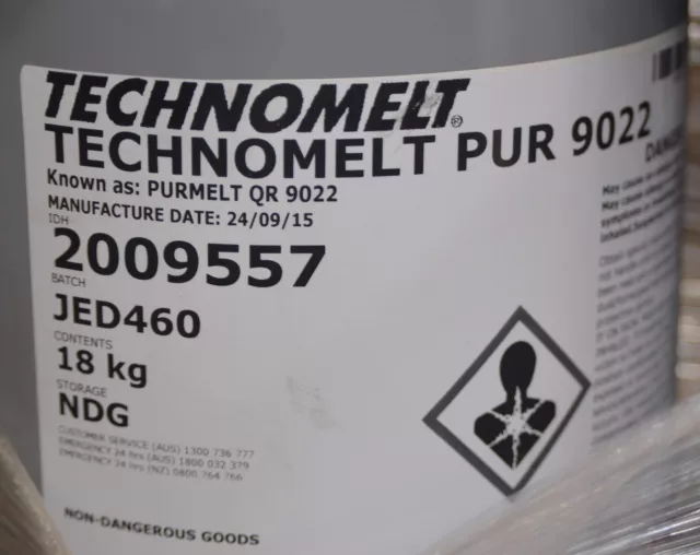 18KG Drum of Henkel Technomelt PUR 9022 PURMELT QR Hot Melt Glue Clear 2009557