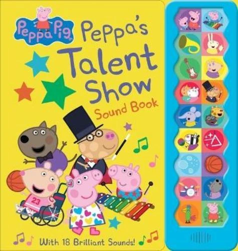 PI KIDS PEPPA Pig Peppa s Talent Show Sound Book Libro Di Cartone pi-kids-peppa-pig-peppa-s-talent-show-sound-book-libro-di-cartone