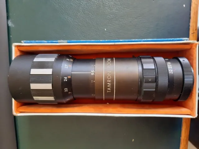 Tamron Zoom f95 - 205mm / 1:63 Camera Lens, good condition, comes in box