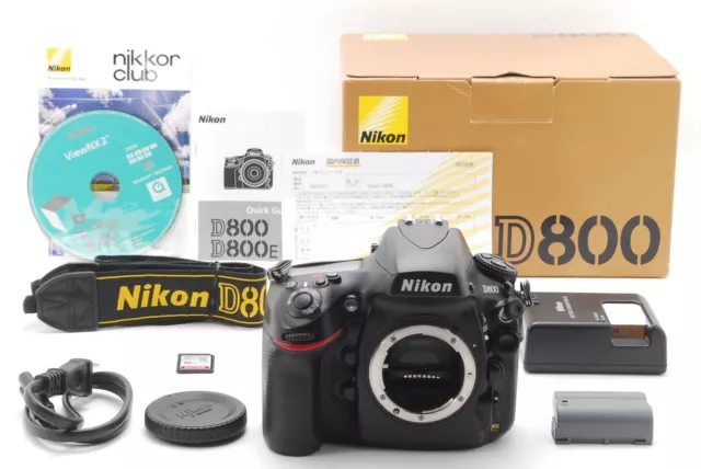 【N MINT+++BOXED S/C 14800】Nikon D800 36.3MP Digital SLR DSLR Camera From JAPAN