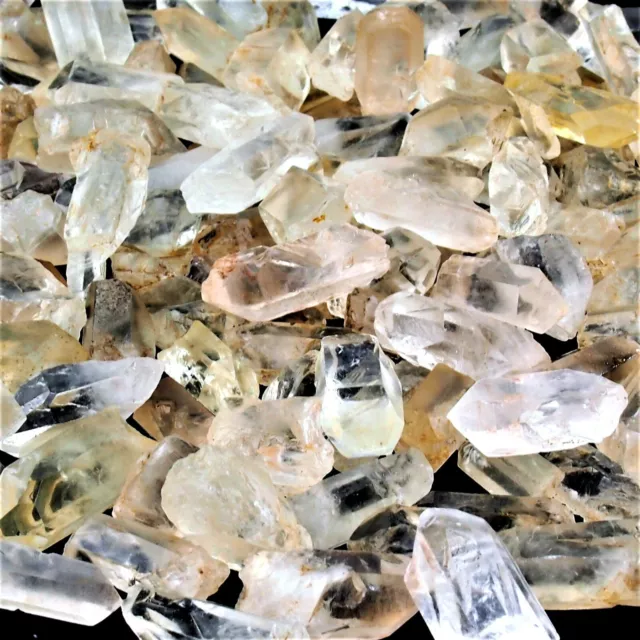 10 kg kleine Bergkristallspitzen Bergkristall Spitzen Länge 15 - 50mm MADAGASKAR