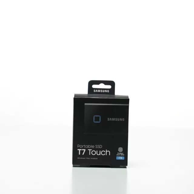 SSD externo portátil Samsung T7 Touch 2 TB - negro (MU-PC2T0K/WW)
