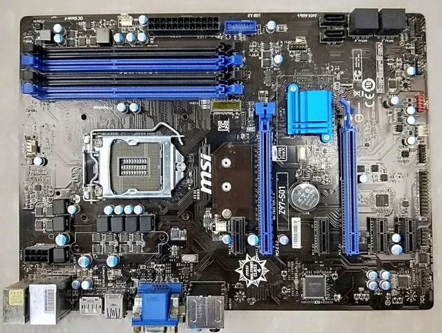 [USED PART] BIOS check only, MSI Z97-S01 motherboard with IO panel ...