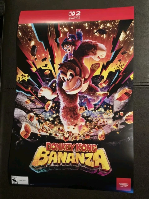 DONKEY KONG BANANZA ポスター Donkey Kong Bananza Poster - Etsy
