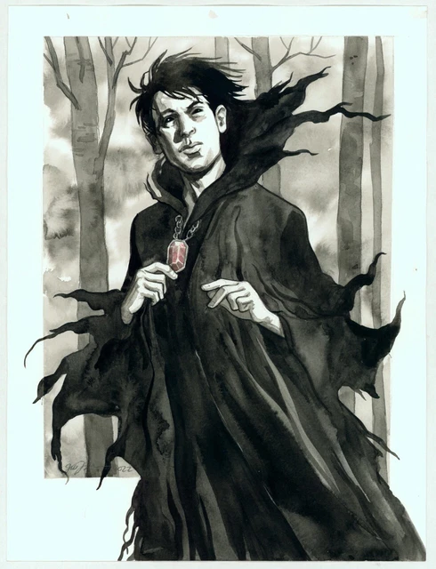 Jill Thompson Signed Original DC Comic Vertigo Art Sketch ~ Neil Gaiman Sandman Jill Thompson Signed Original DC Comic Vertigo Art Sketch ~ Neil Gaiman Sandman