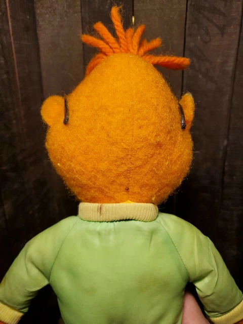 Muppets Scooter Doll Plush Stuffed Fisher Price 853 Vintage 17 inch Great Shape! 3