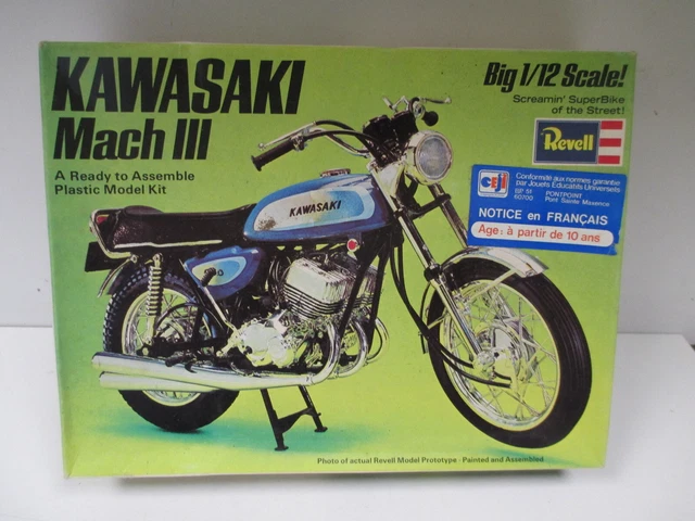 Maquette Heller 1/16 – Kawasaki 1300 Racing (réf. 2028) – Neuf Sous Blister