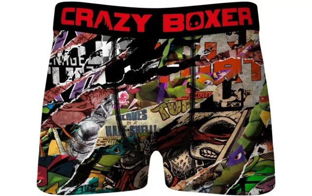 Mens X-LARGE 40-42 Crazy Boxer Briefs Teenage Mutant Ninja Turtle TMNT Underwear