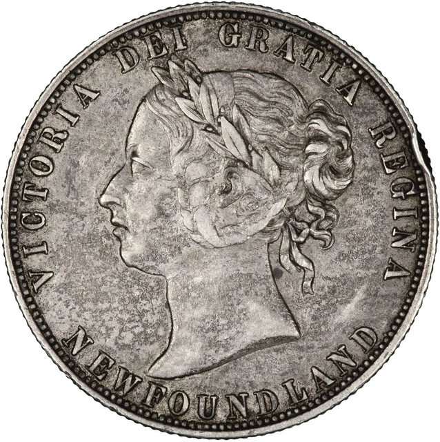 Canada (Newfoundland) 1874 50 Cents TONED VF+