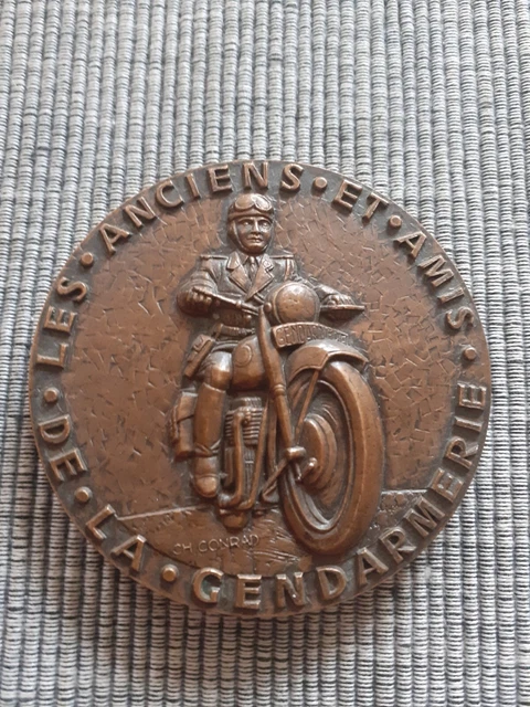 Médaille Moto Club Du Nord – Bronze Doré, 1956, Course Moto F. Fraisse