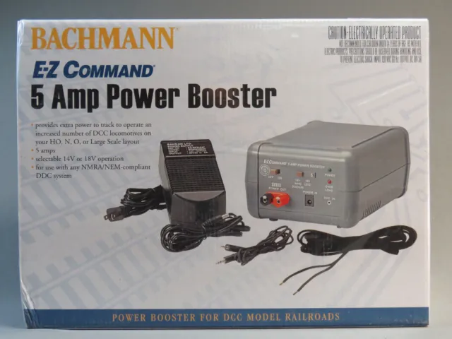 Bachmann 5 Amp 14/18 Volt Power Booster For Track Dcc Ho N O Scale Bac44910 New