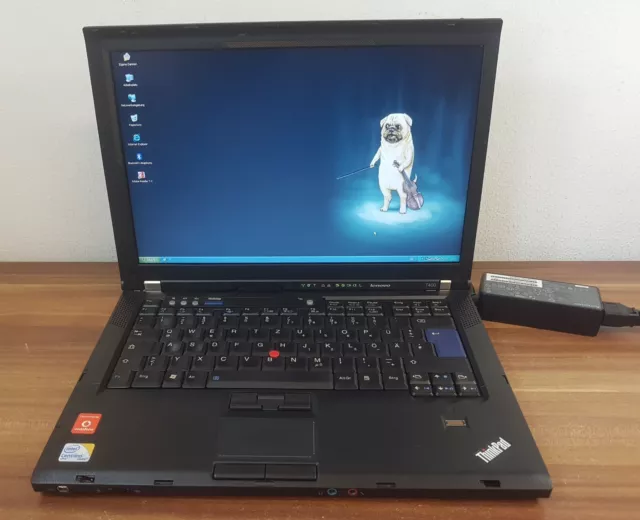 Windows XP Lenovo ThinkPad T400 Intel 2x2,4GHz Wlan Bluetooth UMTS 1440x900