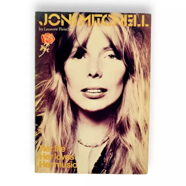 Joni Mitchell By Leonore Fleischer Flash Books 1976