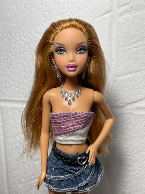 Barbie My Scene Karaoke Divas Nia Doll Strawberry Blonde Hair Rare