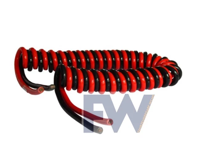 24V Elektrowendel 4,5m - Spiralkabel Mit 15-poligen Steckern Für LKW & Traktoren