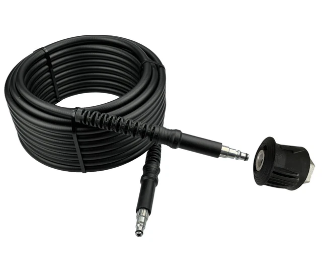 Tuyau Haute Pression 5m M22 Parkside - Rallonge Avec Mamelon 15mm 160 Bars