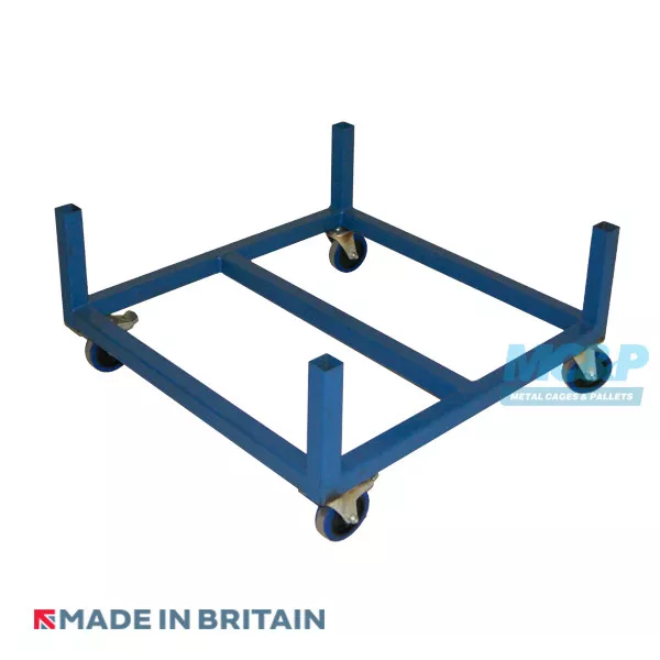 Metal Stillage Trolley/Trikke on Castors - Made in Britain - £85+VAT