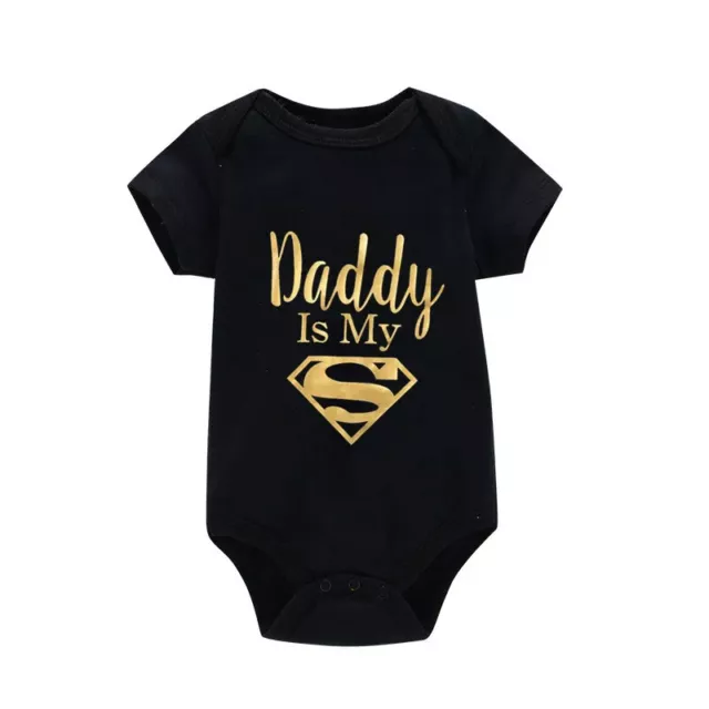 Mameluco Para Bebe Recien Nacido Daddy Is My Hero Mono Con Estampado Divertido