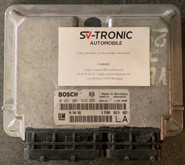 Calculateur Moteur (ECU) Pour Opel Vectra B 1.8 Z18XE - Siemens 5WK9 154 / GM 09 158 - Occasion
