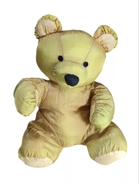 1994 Gibson Greetings Parachute Nylon Teddy Bear Plush 13" Discoloration