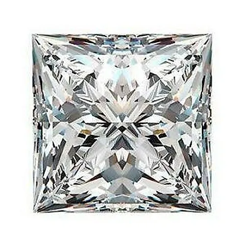 New .03 cttw 1.5MM Lab Lannyte Princess Cut Simulated Diamond Loose Stone