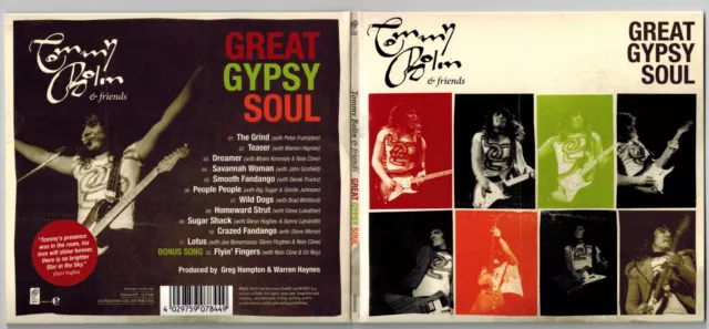 Tommy Bolin & Friends - Great Gypsy Soul - Glenn Hughes Gov't Mule Deep Purple