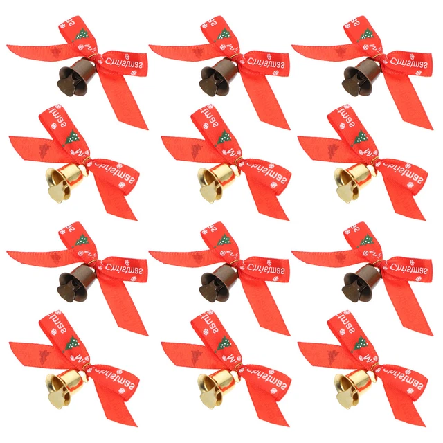 12Pcs Weihnachtsschmuck Weihnachten Band Bogen Weihnachten Kranz Bogen