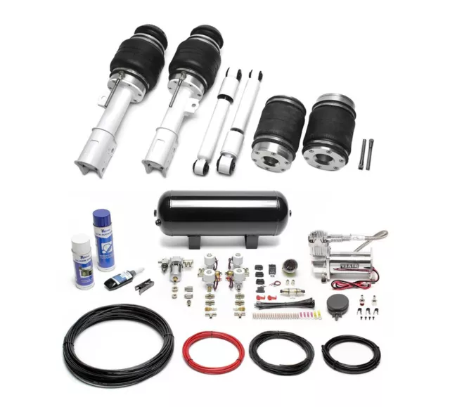 Ta technix Air Châssis + Compresseur Kit Noir pour Opel Astra G Type T98
