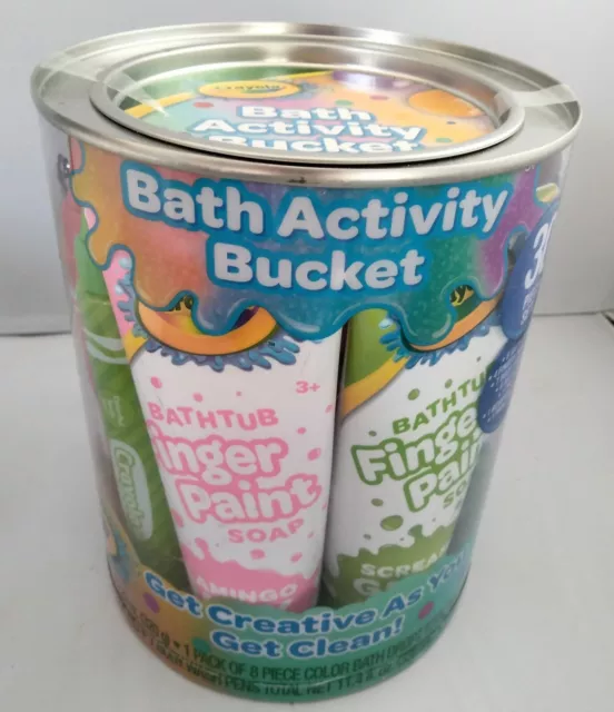 Crayola Bath Activity Bucket (30 Piece Set)