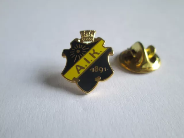 b3 AIK STOCKHOLM FC club soccer pin fotboll pins stift sweden