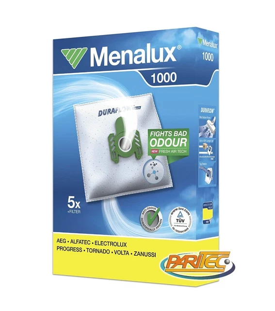 Menalux 1000 Sacchetti Traini Serie Ce Gr28 AEG ALFATEC Progress Electrolux 5pz