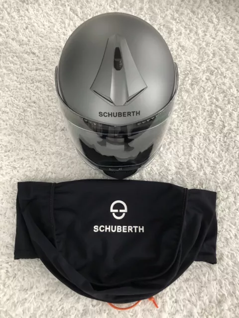 Klapphelm Schuberth C3 Pro Silber Motorrad Helm