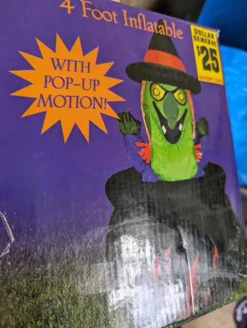 Airblown Inflatable Witch Cauldron Pop Up Halloween Blow Up Yard Decoration