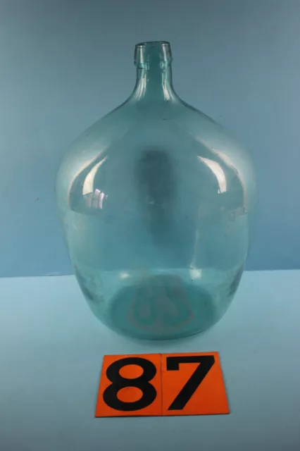 Alter  Glasballon Transparent Ca 10 Liter Nr 87