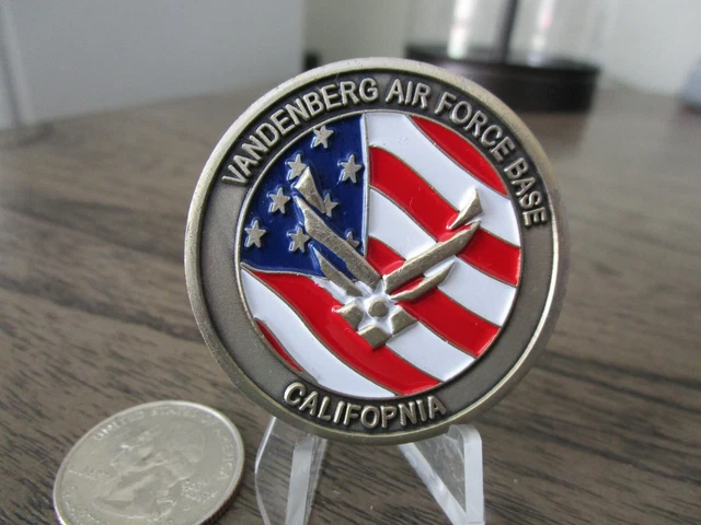 VANDENBERG AIR FORCE Base Hawks Space And Missile Country 1.75