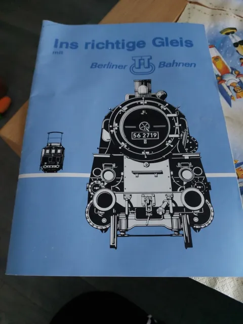 Katalog TT Ins richtige Gleis 1980 Berliner TT Bahnen