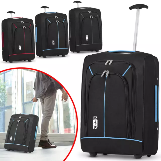 Lightweight Carry On Cabin Suitcase Cabin Bag Travel Luggage Trolley All Airline