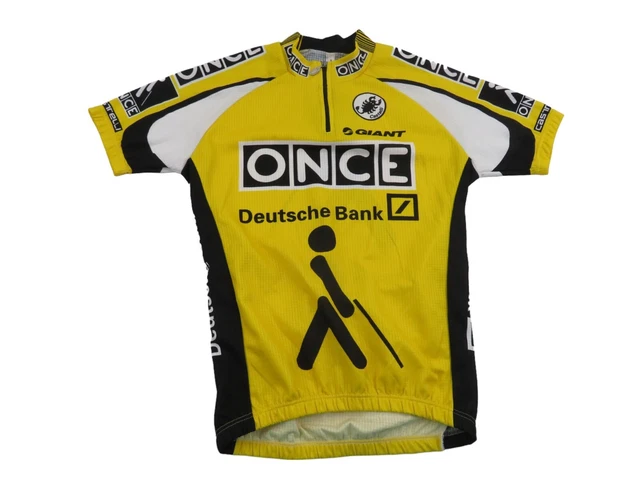 Maillot De Cyclisme Vintage De L'Équipe ONCE Marque Giordana Taille XL