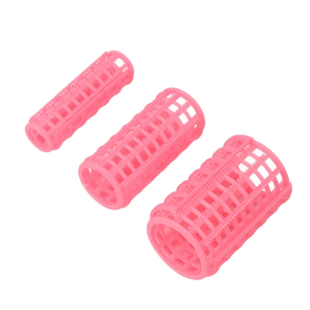 Bigoudis Auto-agrippants Rouleau à Cheveux Ergonomique PP 30pcs Portable