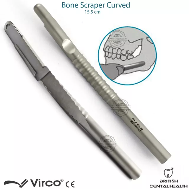 Dental Implants Bone Scraper Harvester Implant Dentaire Courbé OS Instruments