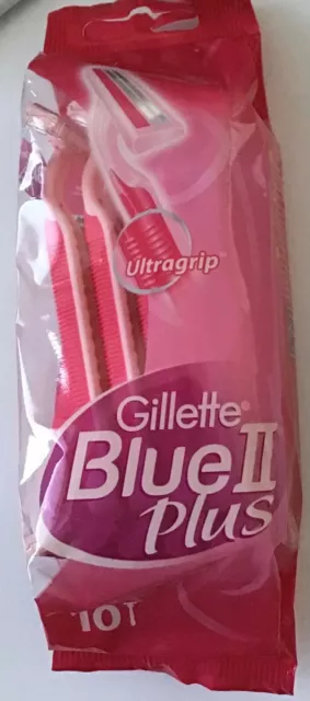 Rasoir Gillette Blue 2 plus pour femme lot 10 rasoirs