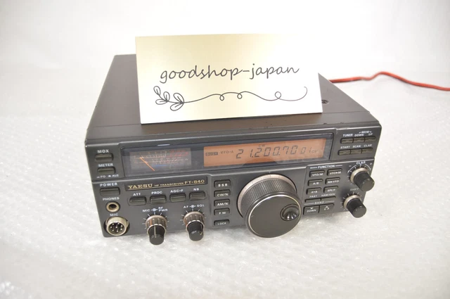 八重洲無線　FT-840　100W YAESU FT-840 100W HF Transceptor Radioaficionado Funciona